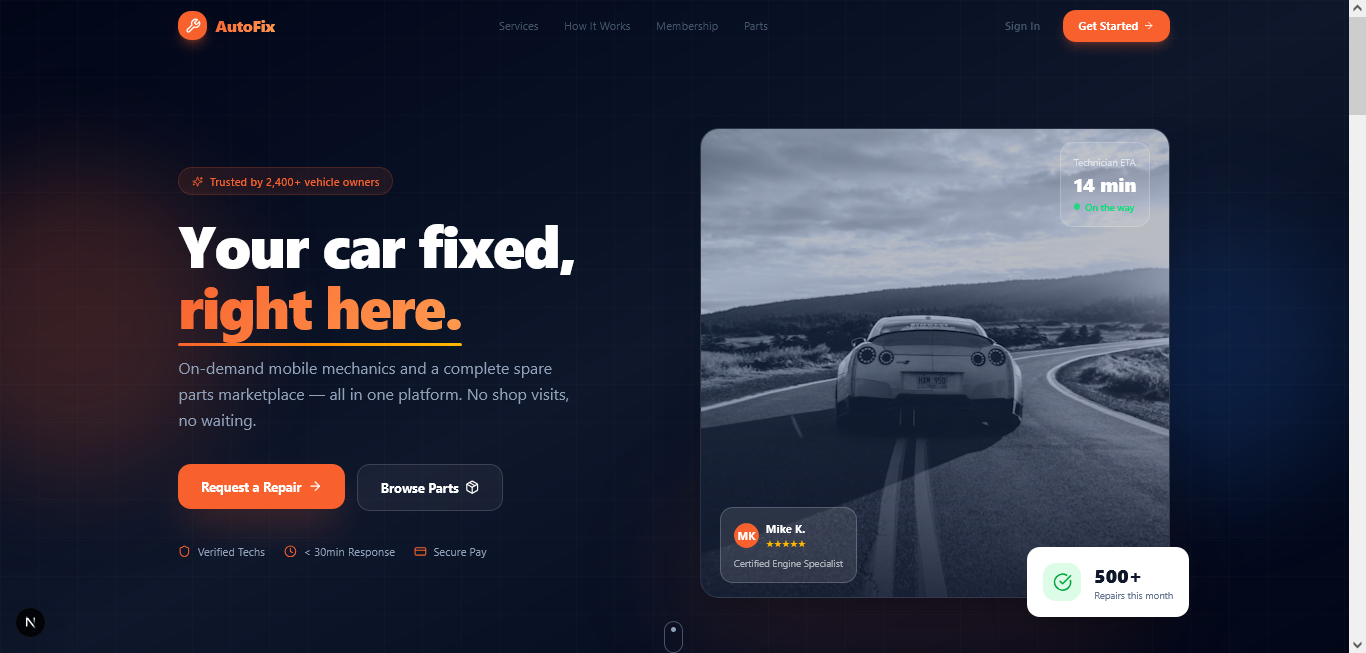 AutoFix — Car Service